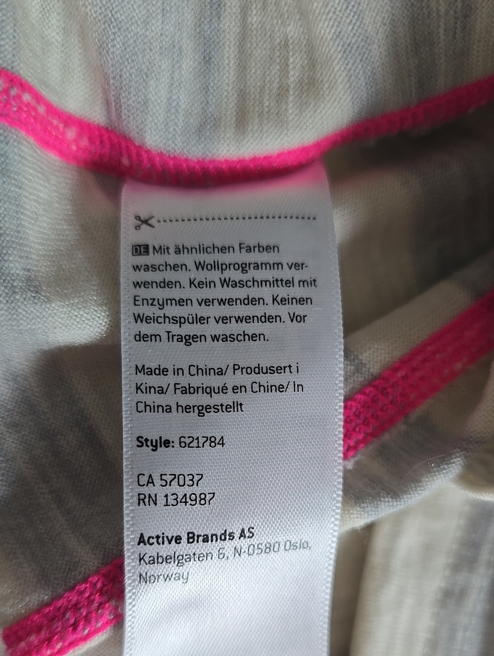 🐑Kari Traa 100% Wool Quarter Zip Base Layer Top Size S - Picture 15 of 16